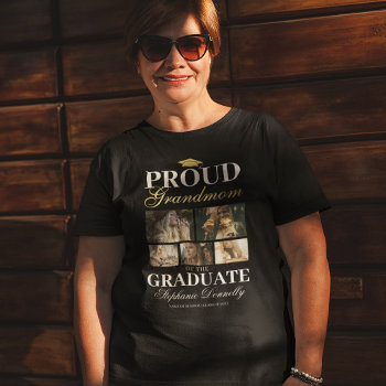 Proud Grandmom Of The Graduate T-shirt by special_stationery at Zazzle