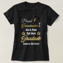 Proud Grandmother of Graduate Name Graduation T-Shirt Proud Grandmother of Graduate Name Graduation T-Shirt