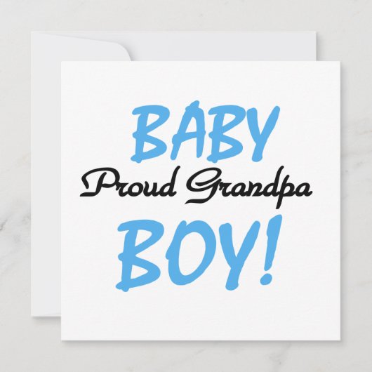Proud Grandpa Baby Boy T-shirts and Gifts (Front)