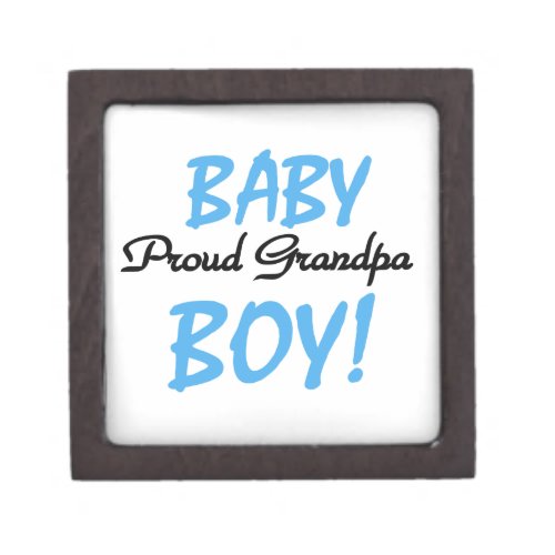 Proud Grandpa Baby Boy T_shirts and Gifts Gift Box