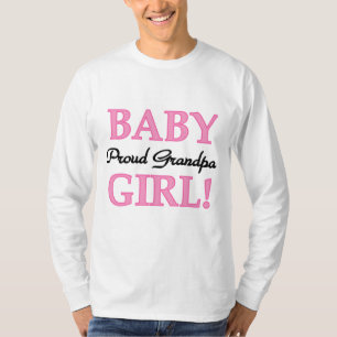 Proud Grandpa Baby Girl T-shirts and Gifts