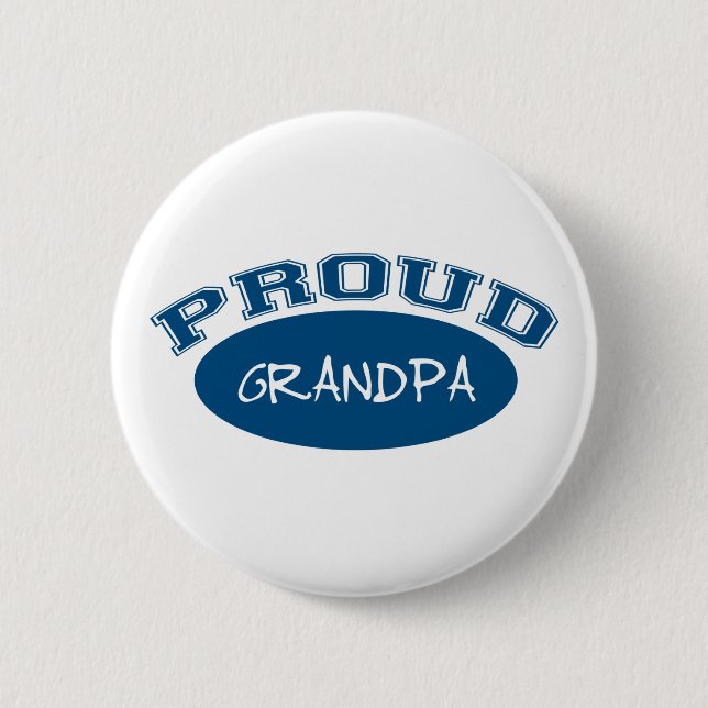 Proud Grandpa (Blue) Button (Front)