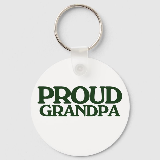 Proud Grandpa Keychain (Front)