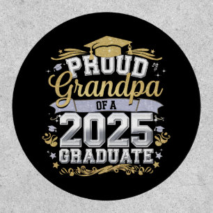 Proud Grandpa Of A 2025 Graduate Graduation Family Patch