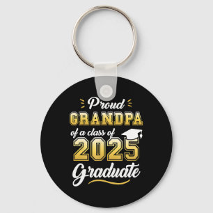 Proud Grandpa Of A Cl Of 2025 Graduate Senior 2025 Keychain