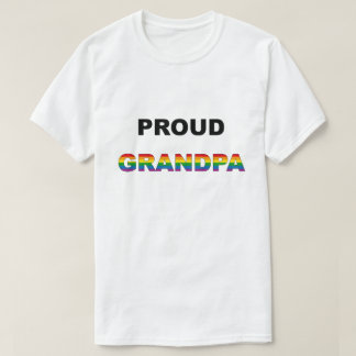 Proud Grandpa Rainbow LGBT T-Shirt