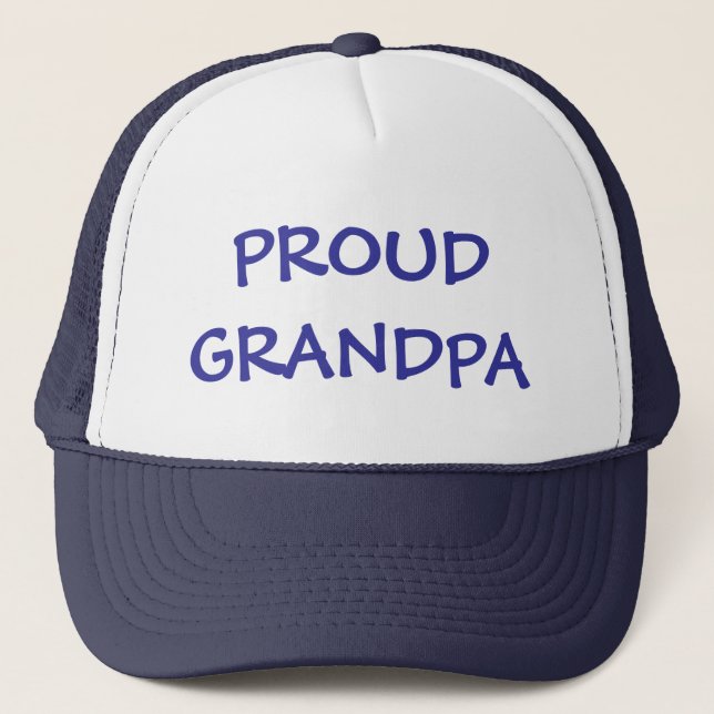 PROUD GRANDPA TRUCKER HAT (Front)