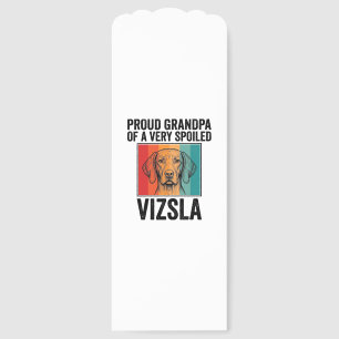 Proud Grandpa Vizsla Vintage Dog Lover Design_1 Bookmarks