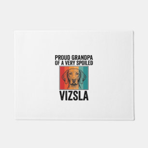 Proud Grandpa Vizsla Vintage Dog Lover Design_1 Doormat