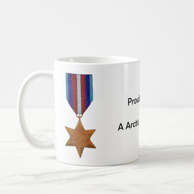 Proud Grandson of a Arctic Star Veteran Mug (Left)