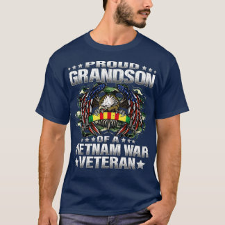 Proud Grandson Of A Vietnam Veteran Military T-Shirt