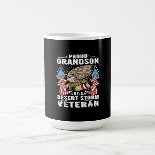 Proud Grandson Of Desert Storm Veteran Army Vets Coffee Mug