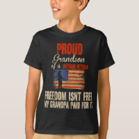 Proud Grandson Of Vietnam Veteran Military Family