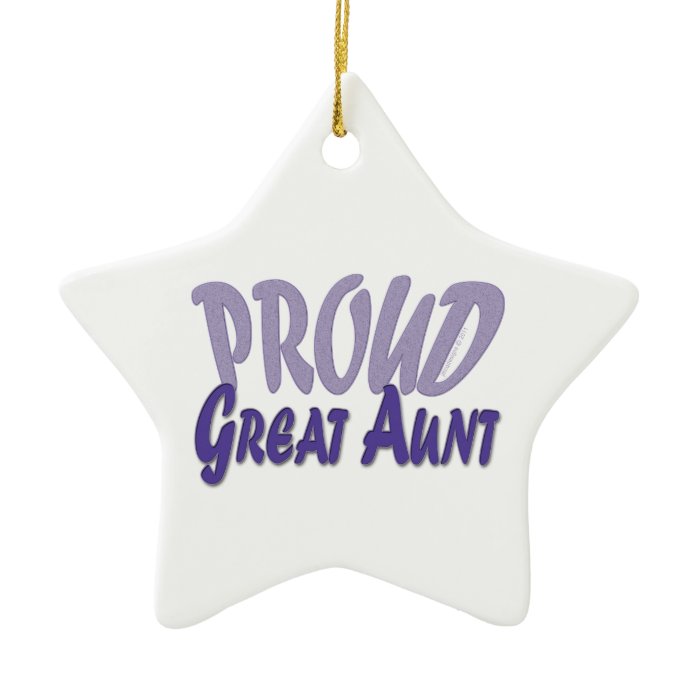 Proud Great Aunt Christmas Tree Ornament