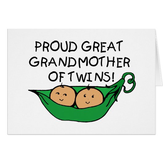 proud Great Grandmother Twin Pod (Front Horizontal)