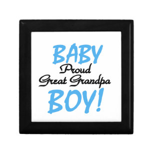 Proud Great Grandpa Baby Boy Gifts Jewelry Box