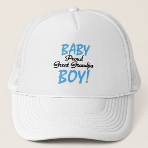 Proud Great Grandpa of Boy Tshirts and Gifts Trucker Hat
