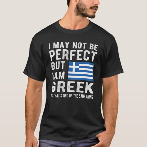 Proud Greek Flag Greece Heritage Greek Roots T_Shirt