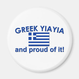 Proud Greek Yia Yia Magnet