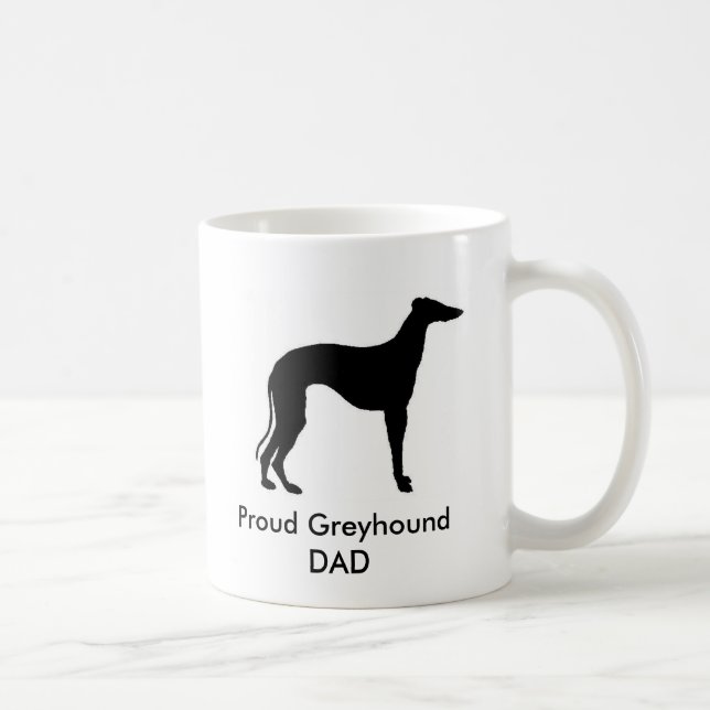 Proud Greyhound  DAD Coffee Mug (Right)