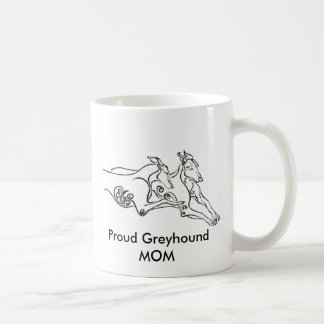 Proud Greyhound MOM Coffee Mug