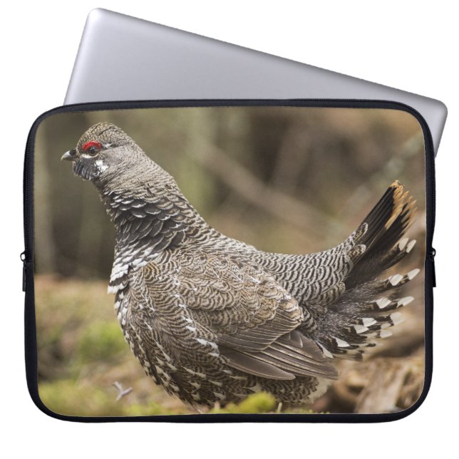 Proud Grouse Laptop Sleeve (Front)