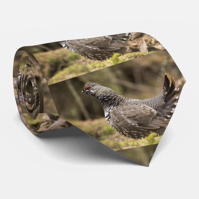 Proud Grouse Tie (Rolled)