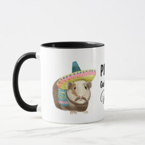 proud guinea pig mom mug Mexican