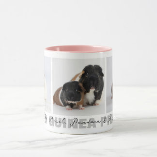 Proud Guinea Pig Mom Photo Collage Custom Mug