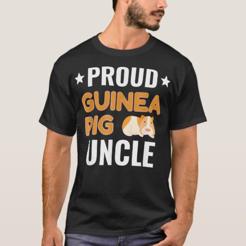Proud Guinea Pig Uncle Pet Owner Mens  T_Shirt