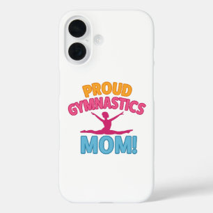 Proud gymnastics mom iPhone 16 case