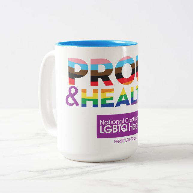 Proud & Healthy Mug (Front Left)