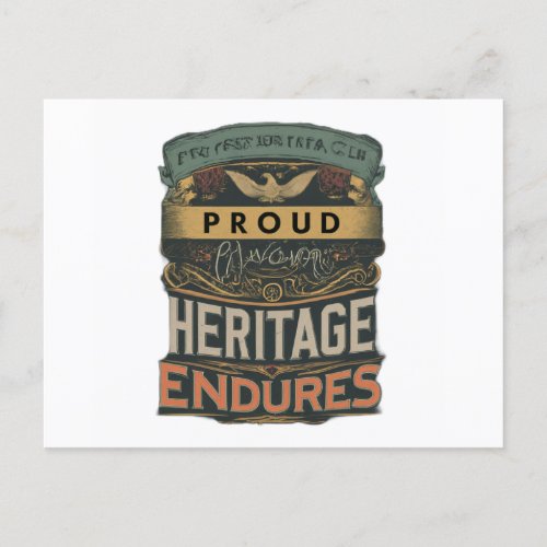 Proud Heritage Endures Postcard