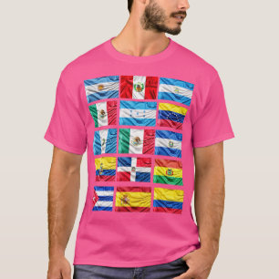 Proud Hispanic Heritage Month All Latina countries T-Shirt