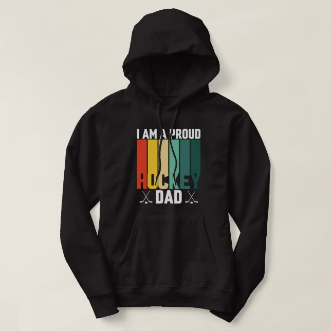Proud Hockey Dad Hoodie (Design Front)