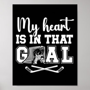 Proud Hockey Goalkeeper Mom Of A Hockey Goalie Mot Poster