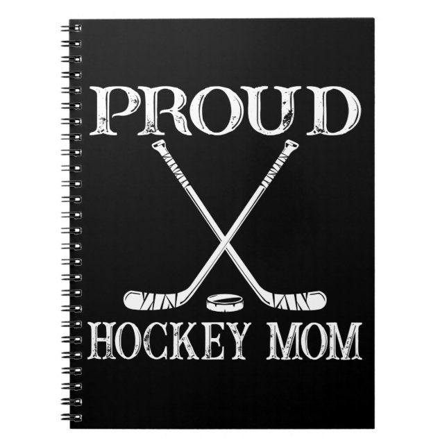Proud Hockey Mom Notebook (Front)