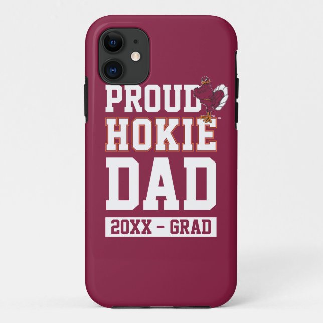 Proud Hokie Dad Class Year Case-Mate iPhone Case (Back)