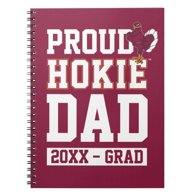 Proud Hokie Dad Class Year Notebook (Front)