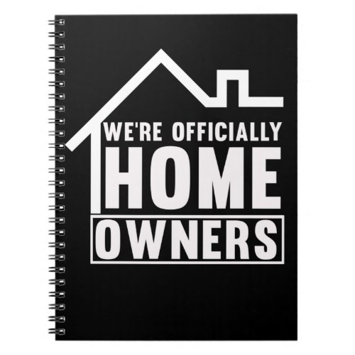 Proud Homeowner New Real Estate Notebook