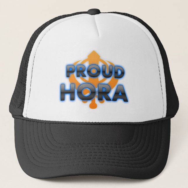 Proud Hora, Hora pride Trucker Hat (Front)