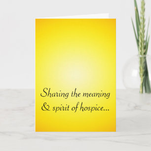 Proud Hospice Volunteer Letterpress Thank You Card