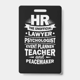 Proud Human Resources Badge