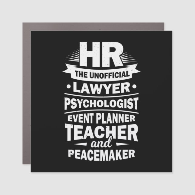 Proud Human Resources Car Magnet (Front)