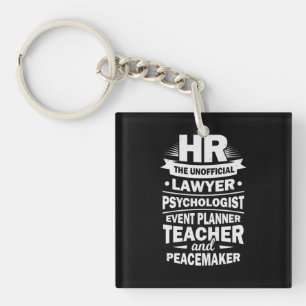 Proud Human Resources Keychain