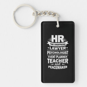 Proud Human Resources Keychain