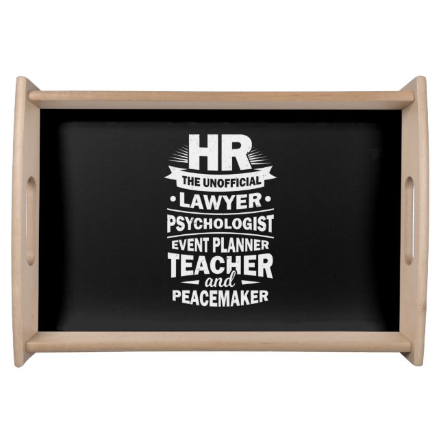 Proud Human Resources Serving Tray (Front)