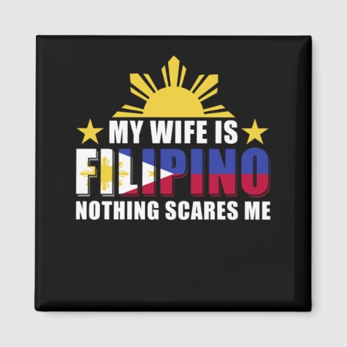 Proud Husband Boyfriend Filipino Wife Philippines Magnet