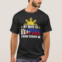 Proud Husband Boyfriend Filipino Wife Philippines T-Shirt