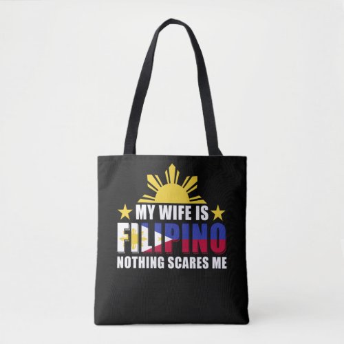 Proud Husband Boyfriend Filipino Wife Philippines Tote Bag